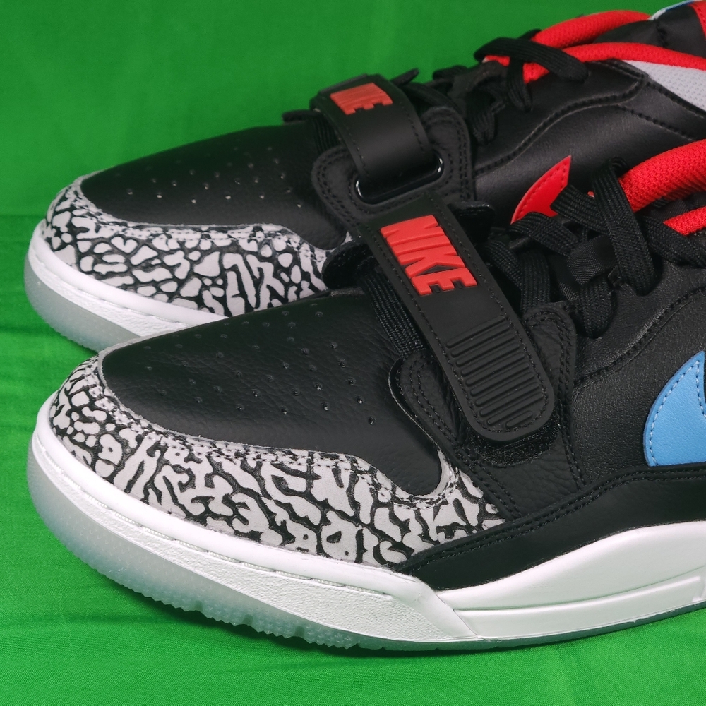 ❌️SOLD❌️ Jordan 312 Legacy Low Black Valor Blue Size 11 Mens CD7069-004 - Picture 5 of 8
